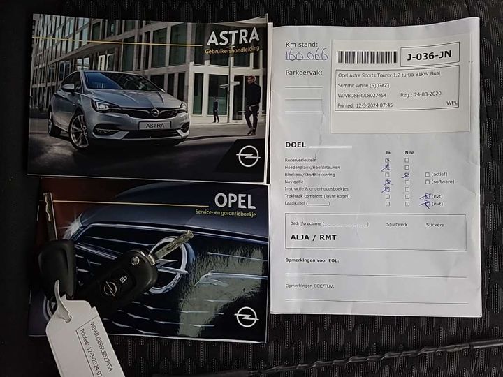 Photo 12 VIN: W0VBD8ER9L8027454 - OPEL ASTRA SPORTS TOURER 