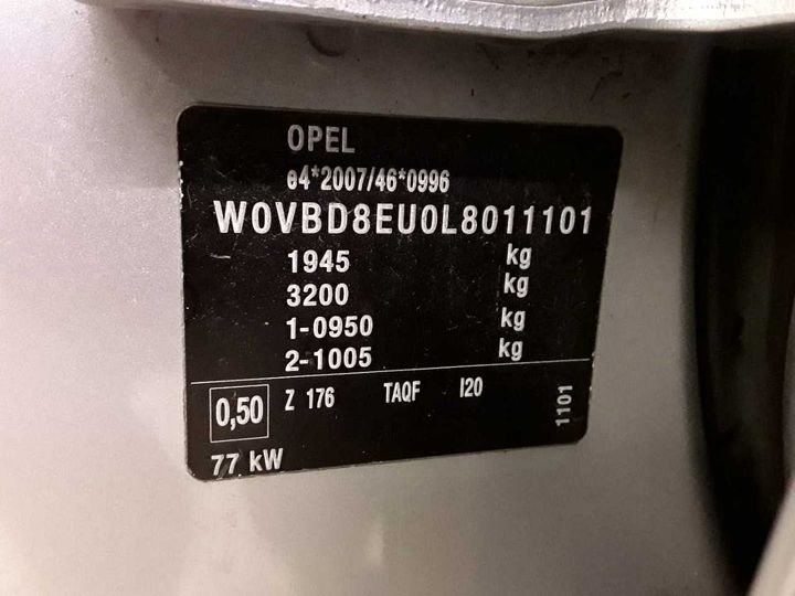 Photo 12 VIN: W0VBD8EU0L8011101 - OPEL ASTRA 1-5 D 