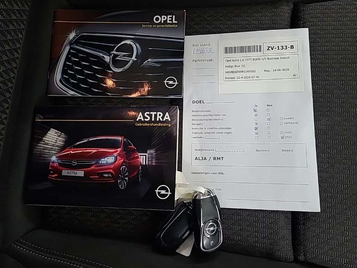 Photo 12 VIN: W0VBE6ENXKG365562 - OPEL ASTRA 