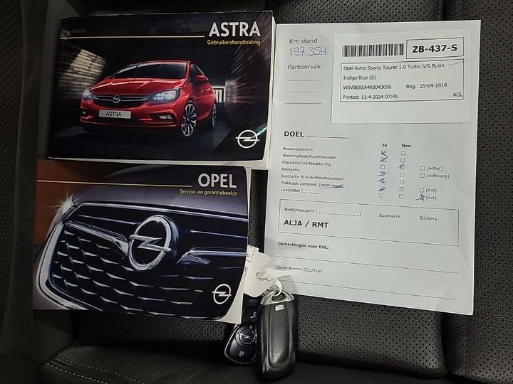 Photo 12 VIN: W0VBE8EA4K8043096 - OPEL ASTRA SPORTS TOURER 