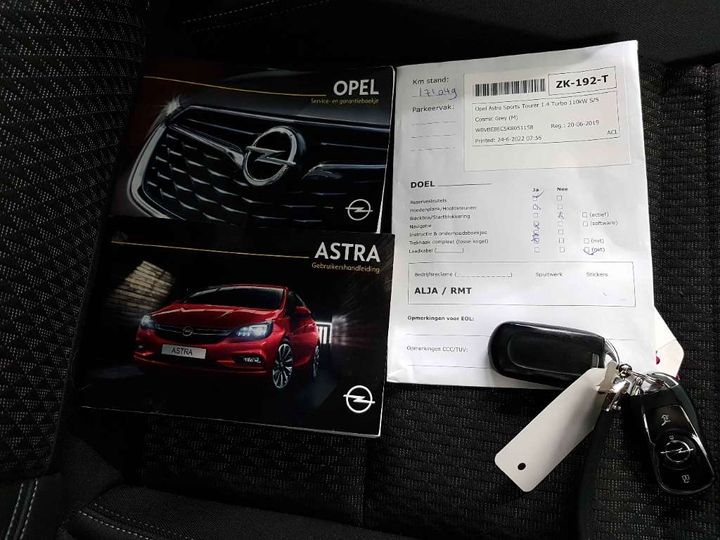 Photo 19 VIN: W0VBE8EC5K8051158 - OPEL ASTRA SPORTS TOURER 