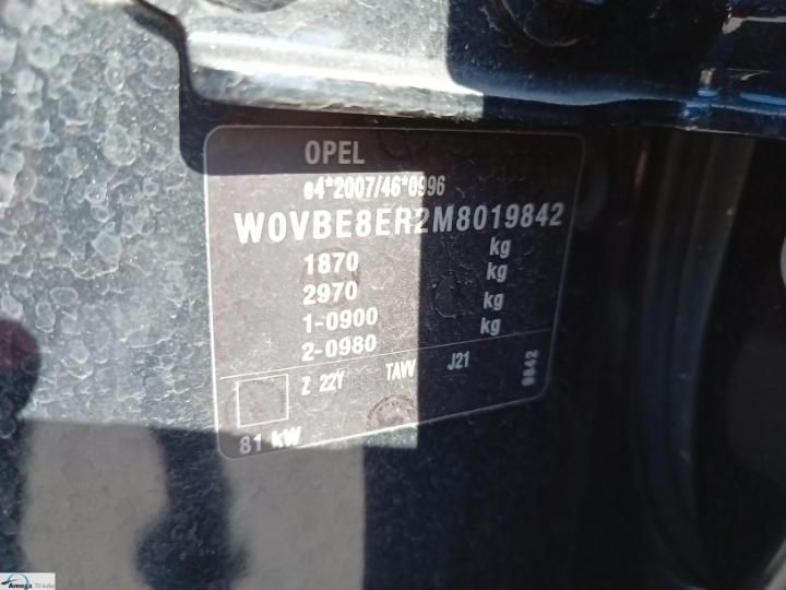 Photo 6 VIN: W0VBE8ER2M8019842 - OPEL ASTRA WAGON 