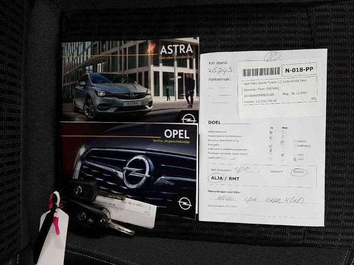 Photo 15 VIN: W0VBE8ER5N8030285 - OPEL ASTRA SPORTS TOURER 