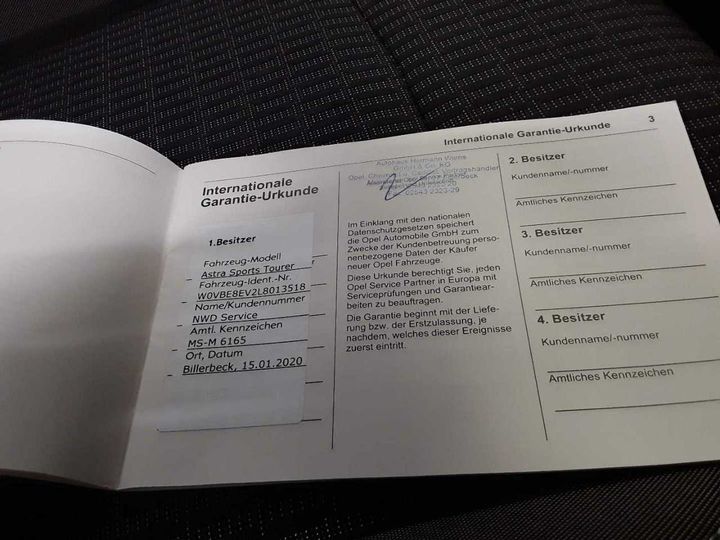 Photo 23 VIN: W0VBE8EV2L8013518 - OPEL ASTRA 1-5 D 
