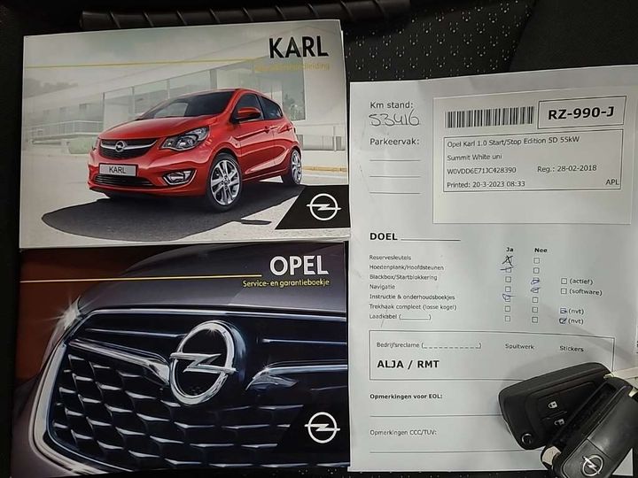 Photo 13 VIN: W0VDD6E71JC428390 - OPEL KARL 