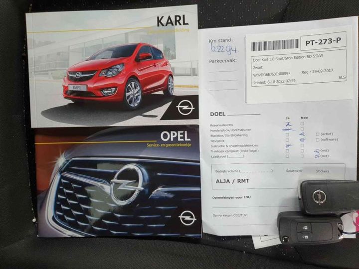 Photo 14 VIN: W0VDD6E75JC408997 - OPEL KARL 