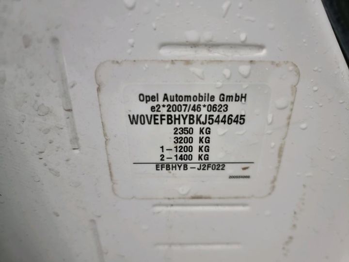 Photo 5 VIN: W0VEFBHYBKJ544645 - OPEL COMBO 