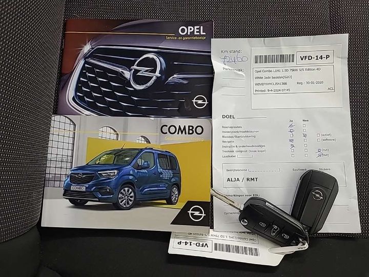 Photo 12 VIN: W0VEFYHYCLJ541366 - OPEL COMBO 