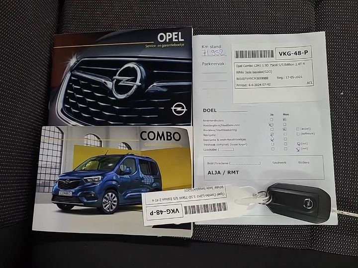 Photo 12 VIN: W0VEFYHYCMJ659988 - OPEL COMBO 