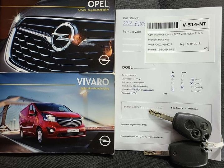 Photo 12 VIN: W0VF7D603JV608027 - OPEL VIVARO GB 