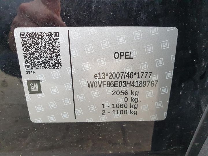 Photo 24 VIN: W0VF86E03H4189767 - OPEL AMPERA-E 