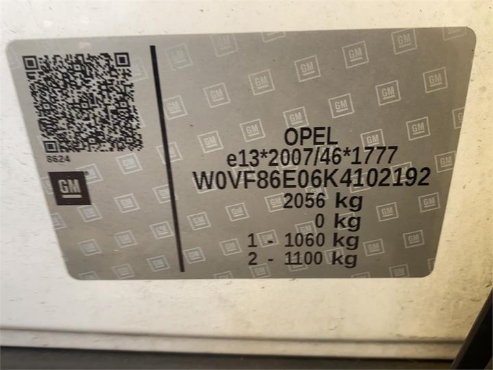 Photo 13 VIN: W0VF86E06K4102192 - OPEL AMPERA-E 