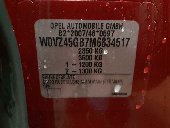 Photo 13 VIN: W0VZ45GB7M6834517 - OPEL GRANDLAND X 