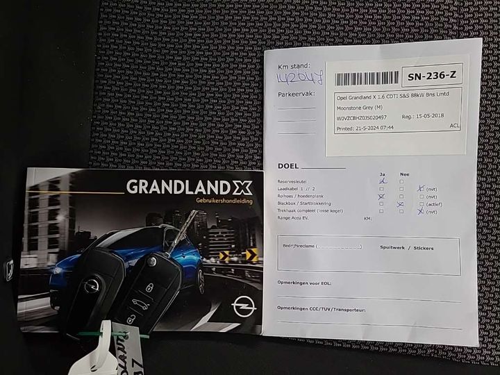 Photo 12 VIN: W0VZCBHZ0JS020497 - OPEL GRANDLAND X 