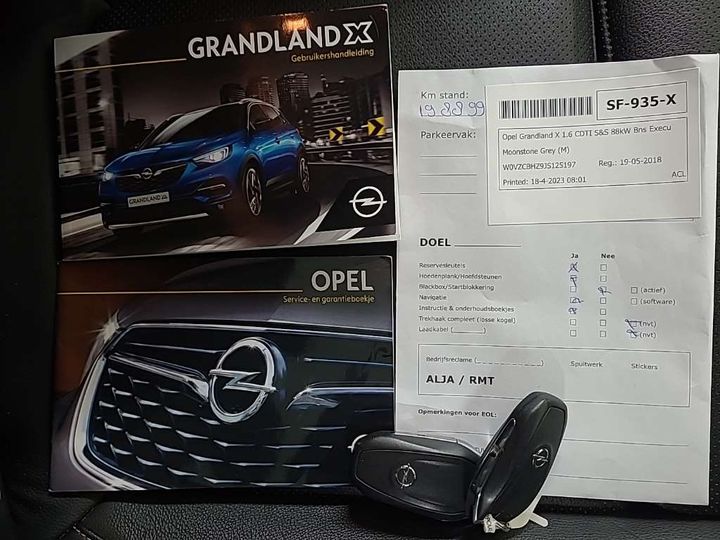 Photo 13 VIN: W0VZCBHZ9JS125197 - OPEL GRANDLAND X 