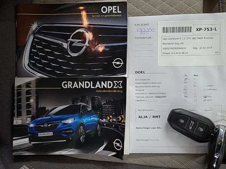 Photo 13 VIN: W0VZCYHZ0KS060633 - OPEL GRANDLAND X 