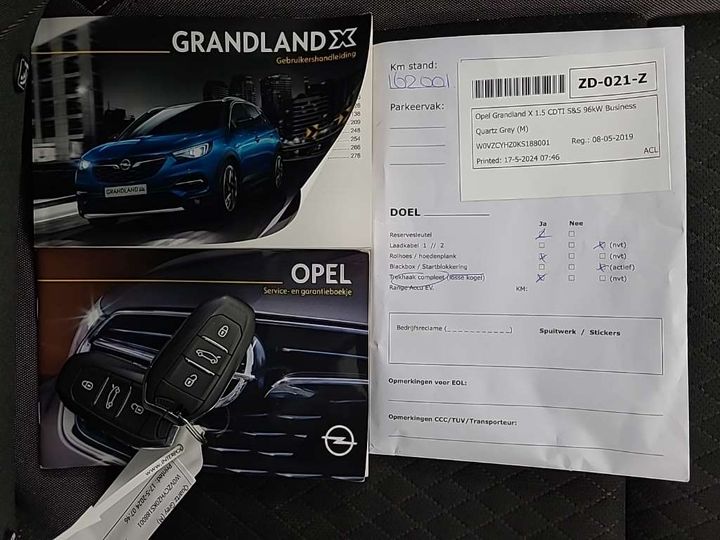 Photo 12 VIN: W0VZCYHZ0KS188001 - OPEL GRANDLAND X 