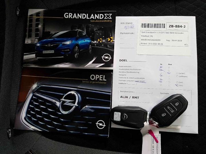 Photo 21 VIN: W0VZCYHZ1KS090899 - OPEL GRANDLAND X 