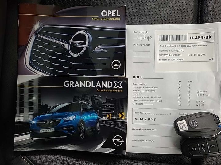 Photo 13 VIN: W0VZCYHZ4L6006343 - OPEL GRANDLAND X 