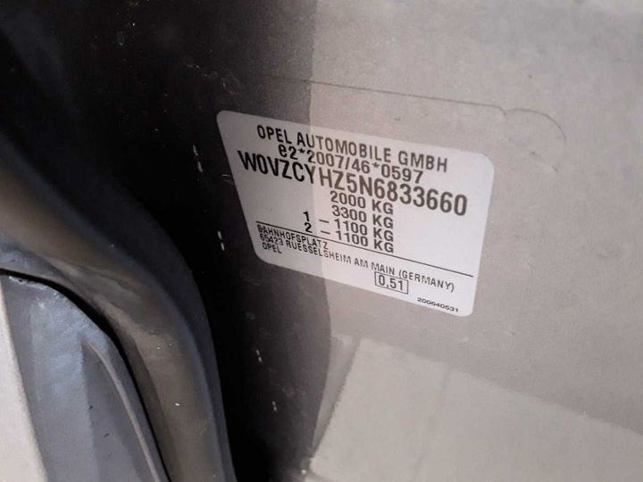 Photo 11 VIN: W0VZCYHZ5N6833660 - OPEL GRANDLAND 1-5 D 
