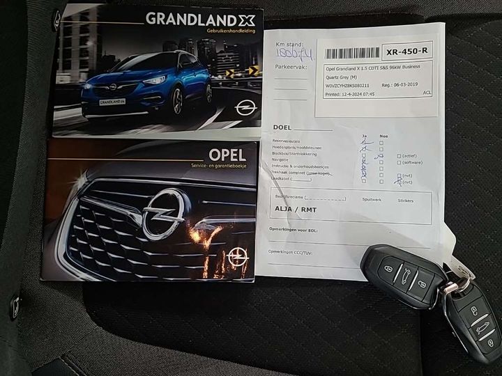 Photo 12 VIN: W0VZCYHZ8KS080211 - OPEL GRANDLAND X 