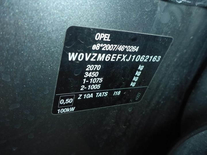 Photo 11 VIN: W0VZM6EFXJ1062163 - OPEL INSIGNIA 