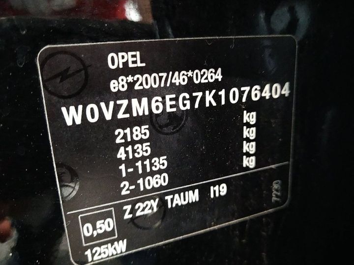 Photo 10 VIN: W0VZM6EG7K1076404 - OPEL INSIGNIA GRAND SPORT 