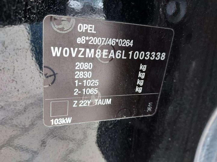 Photo 13 VIN: W0VZM8EA6L1003338 - OPEL INSIGNIA 