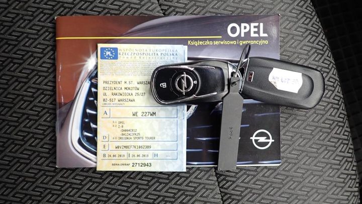 Photo 25 VIN: W0VZM8EF7K1062389 - OPEL INSIGNIA SPORTS 