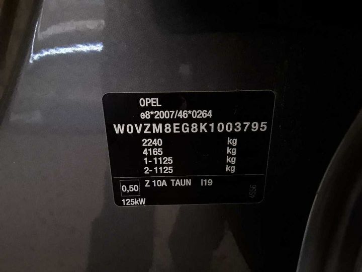 Photo 12 VIN: W0VZM8EG8K1003795 - OPEL INSIGNIA SPORTS 