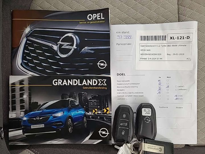 Photo 12 VIN: W0VZRHNS1KS041529 - OPEL GRANDLAND X 