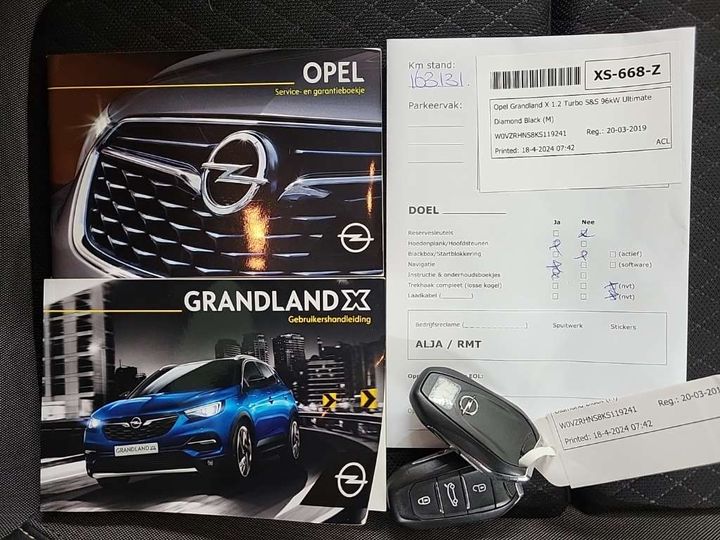 Photo 12 VIN: W0VZRHNS8KS119241 - OPEL GRANDLAND X 