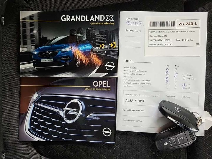 Photo 12 VIN: W0VZRHNS8KS157830 - OPEL GRANDLAND X 