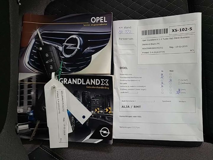 Photo 12 VIN: W0VZRHNS9JS392252 - OPEL GRANDLAND X 