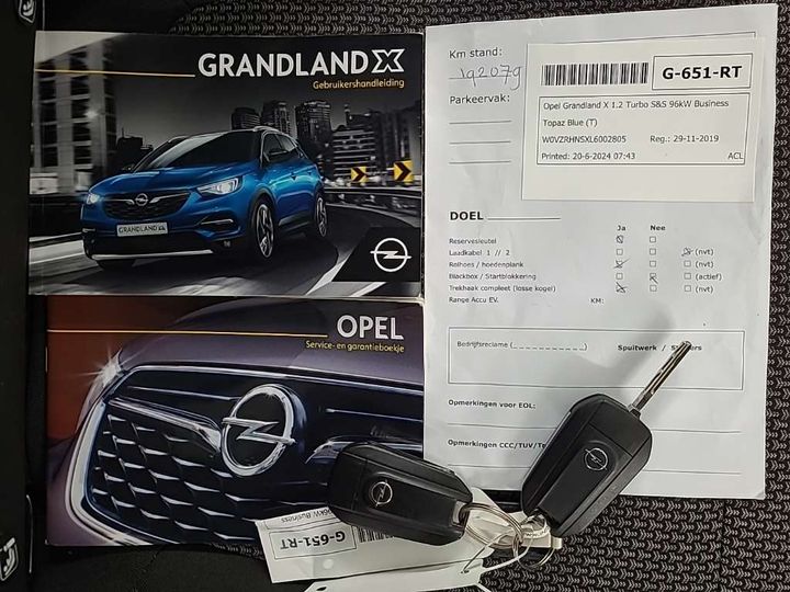 Photo 12 VIN: W0VZRHNSXL6002805 - OPEL GRANDLAND X 