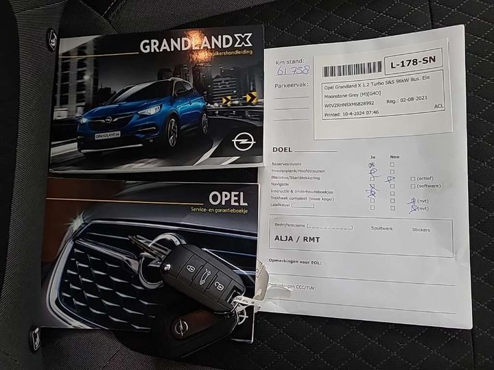 Photo 12 VIN: W0VZRHNSXM6828992 - OPEL GRANDLAND X 