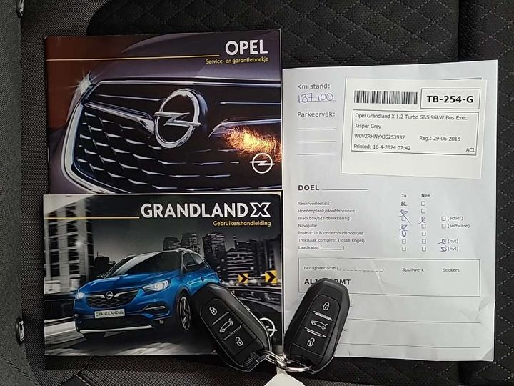 Photo 12 VIN: W0VZRHNYXJS253932 - OPEL GRANDLAND X 