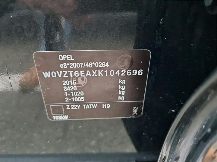 Photo 4 VIN: W0VZT6EAXK1042696 - OPEL INSIGNIA 