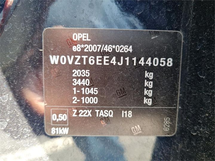 Photo 4 VIN: W0VZT6EE4J1144058 - OPEL INSIGNIA 