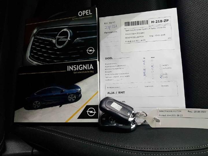 Photo 17 VIN: W0VZT6GB0L1027194 - OPEL INSIGNIA GRAND SPORT 