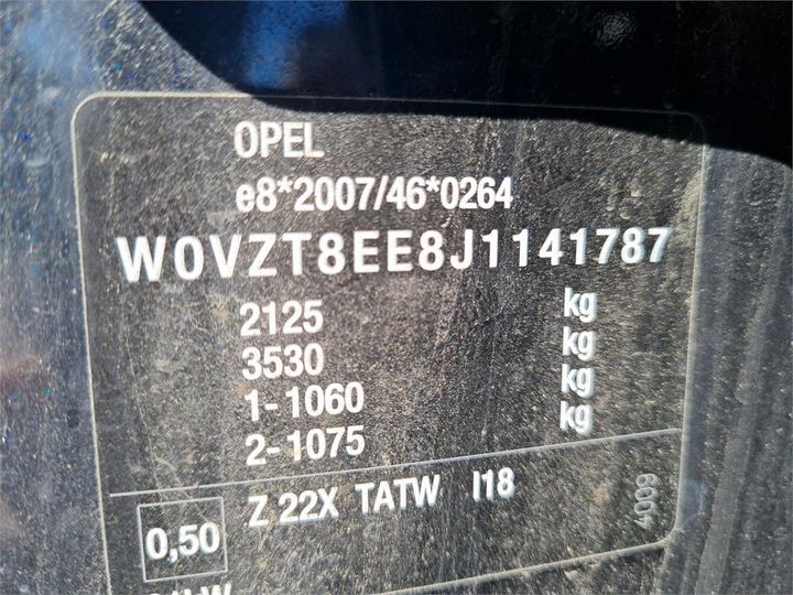 Photo 4 VIN: W0VZT8EE8J1141787 - OPEL INSIGNIA 