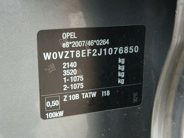 Photo 17 VIN: W0VZT8EF2J1076850 - OPEL INSIGNIA 