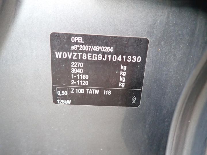 Photo 6 VIN: W0VZT8EG9J1041330 - OPEL INSIGNIA 