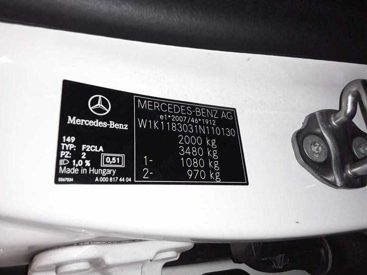 Photo 13 VIN: W1K1183031N110130 - MERCEDES-BENZ CLA 180 D 7G-DCT 