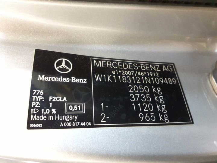 Photo 11 VIN: W1K1183121N109489 - MERCEDES-BENZ CLA 200 D 8G-DCT AMG 