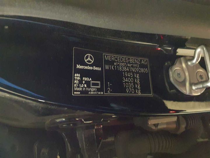 Photo 20 VIN: W1K1183841N092805 - MERCEDES-BENZ CLA 180 