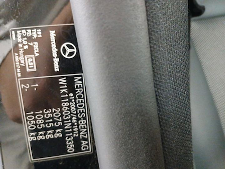 Photo 10 VIN: W1K1186031N113350 - MERCEDES-BENZ CLA SHOOTING BRAKE 