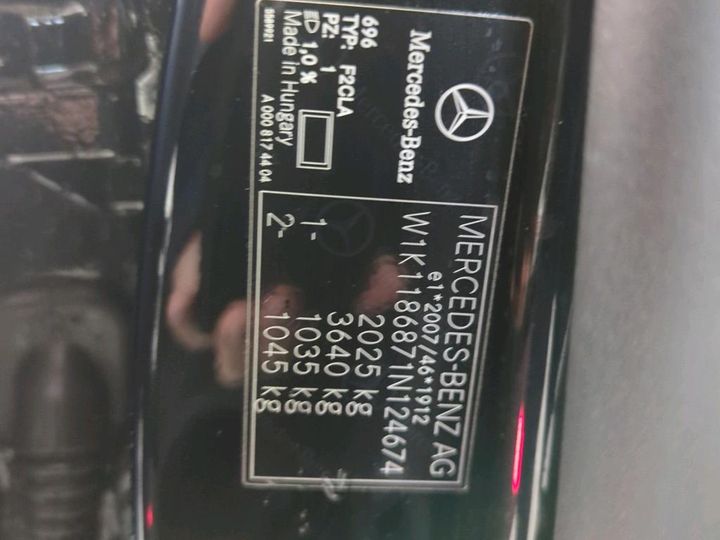 Photo 5 VIN: W1K1186871N124674 - MERCEDES-BENZ CLA 