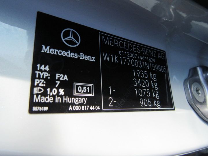 Photo 22 VIN: W1K1770031N159805 - MERCEDES-BENZ A-KLASSE 