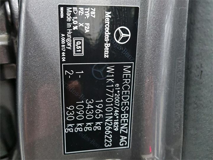 Photo 6 VIN: W1K1770101N266223 - MERCEDES-BENZ A 